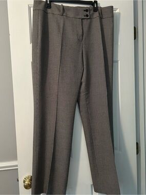 Jones & Co Women's Houndstooth Stretch Pants — Black & off White